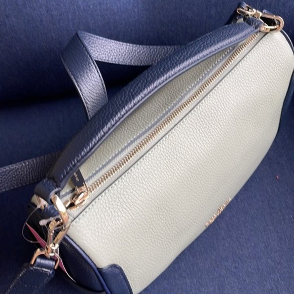 Kate Spade Pebbled Leather Crossbody Bag Light Pistachio Multi - Picture 3 of 16